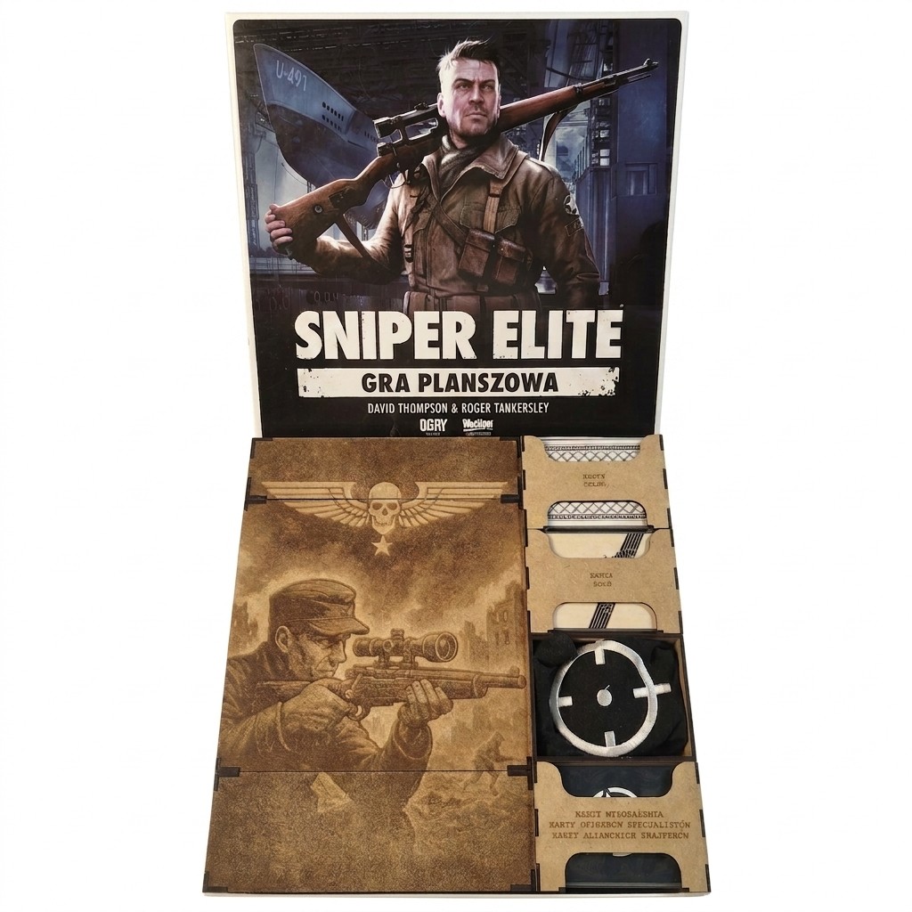 Sniper Elite: Gra planszowa - Insert do gry 